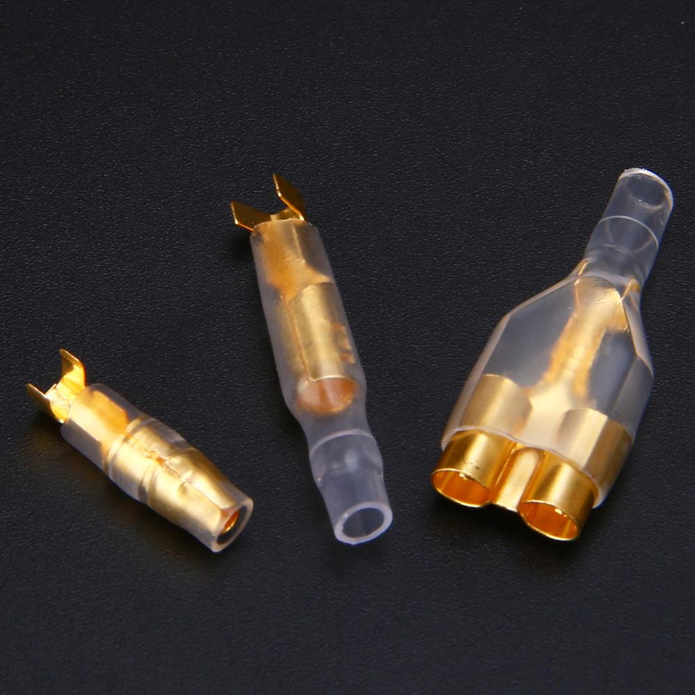 70 Set 3.9Mm Motorcycle Bullet Draad Connector Man Vrouw Dubbele