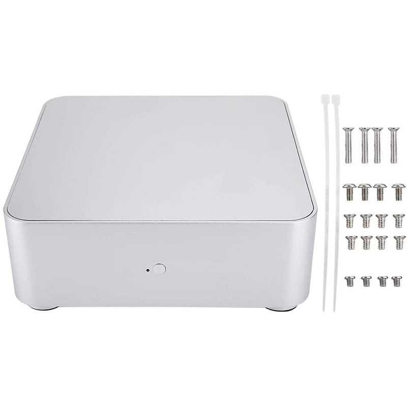 H80S HTPC Chassis Case Cooling Mini ITX Slim Office Home Gaming Practical Aluminum Alloy Case for PC Computers: Default Title