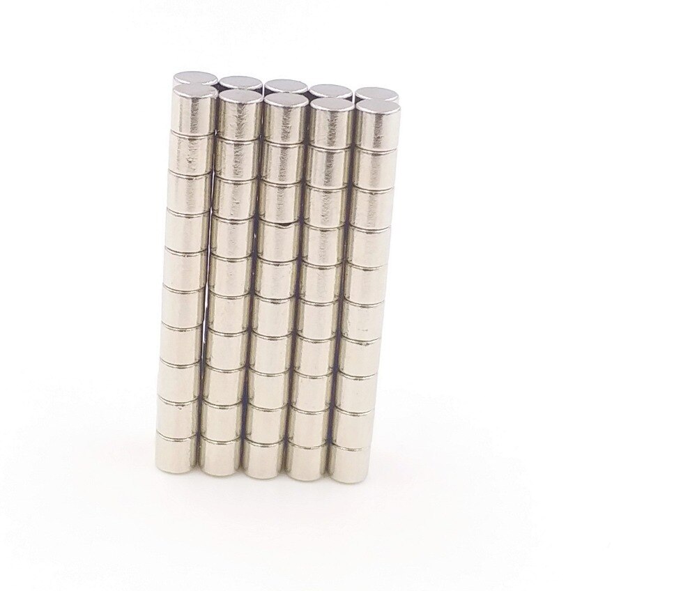 50 Stuks 1X1 Mm Mini Super Sterke Krachtige Neodymium Magneet Ronde Zeldzame Aarde Magneten 1*1 Mm