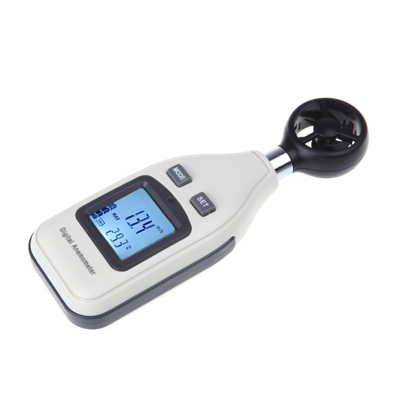 Digital Air Velocity Temperature Anemometer Wind Speed Meter Thermometer LCD