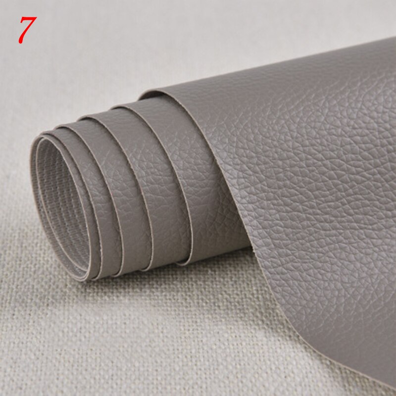 50X135Cm Leer Stof Zelfklevende Fix Reparatie Patch Sticker Voor Sofa Auto Zak Diy Craft Faux litchi Pu Leer Stof: 7