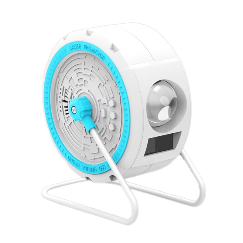 Led Starry Sky Light Star Galaxy Projector Dynamic Cloud Kids Bluetooth Remote Controll Night Light: White EU