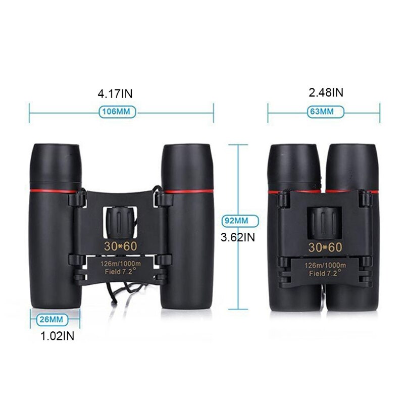 30x60 High Definition Wide Angle Low Light Level Night Vision Telescope Portable