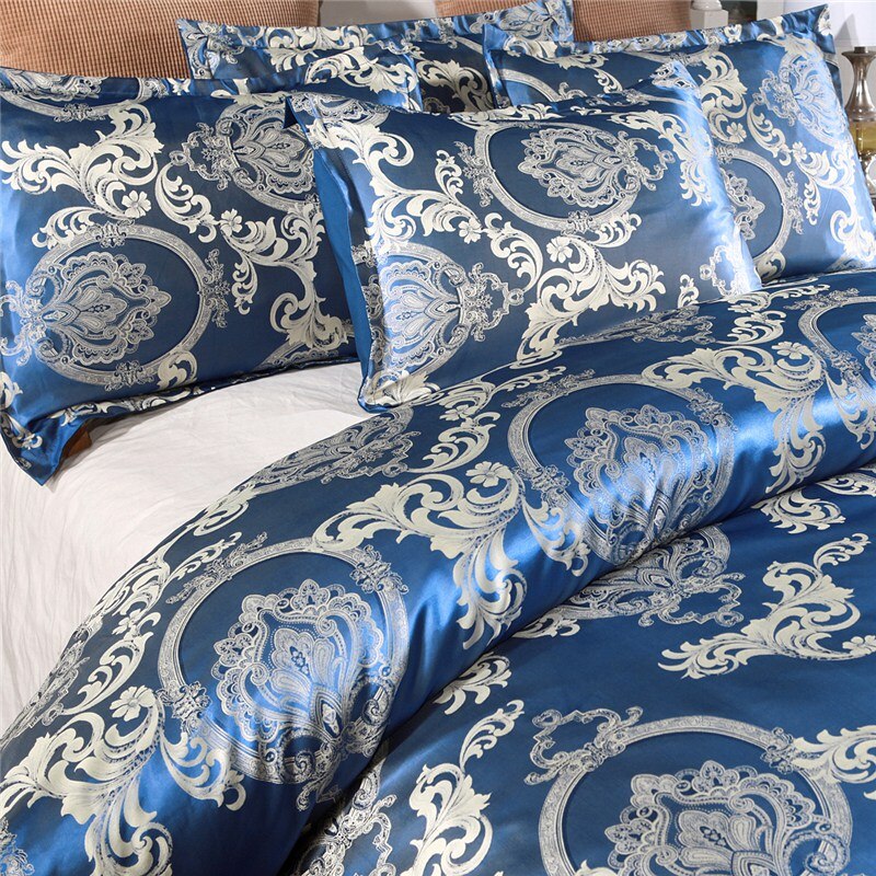 Europeisk sateng jacquard sengetøypakke dynetrekk putetrekk inkluderer ikke laken husholdningsartikler sengesett