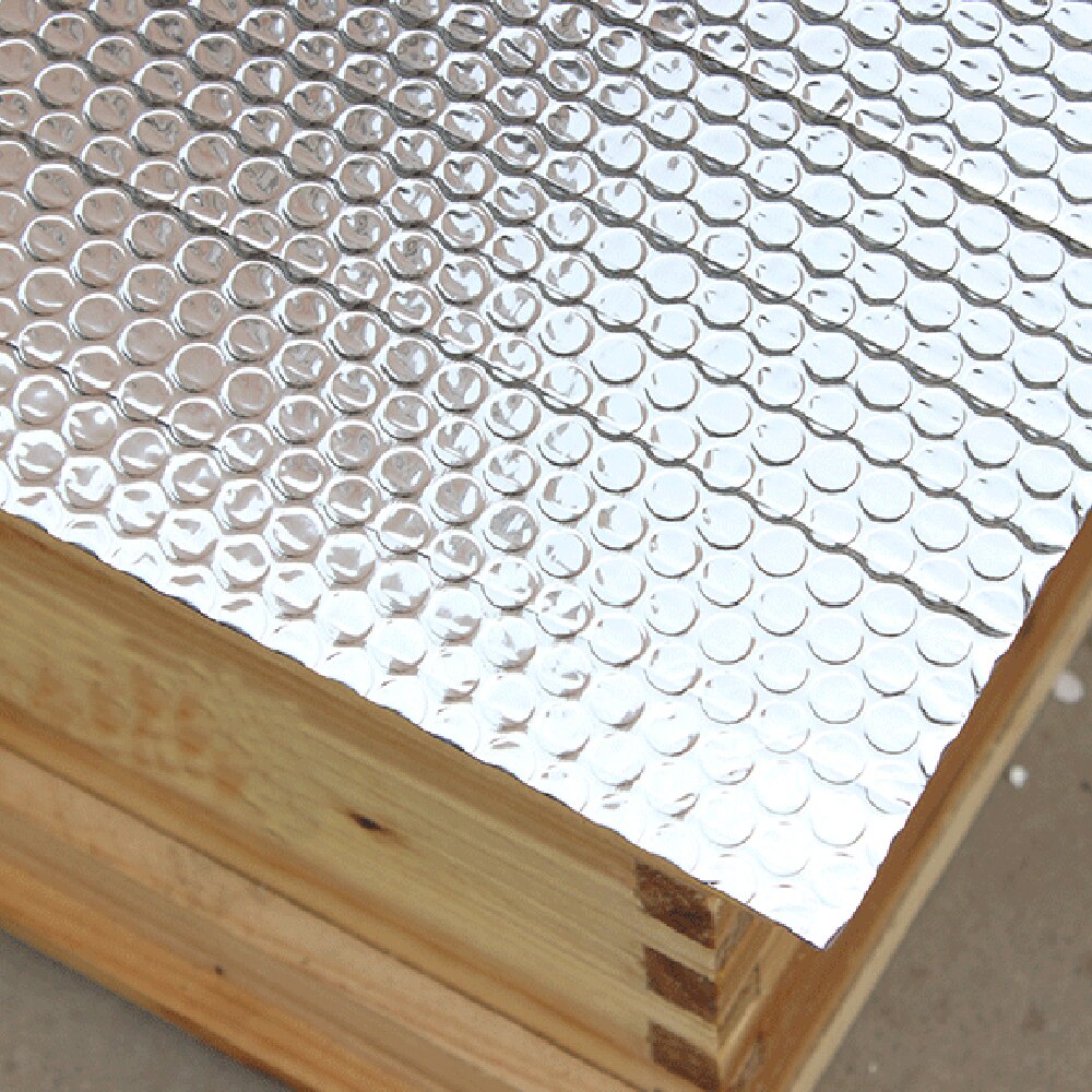 1 Uds. De lámina de aluminio para colmena, película de burbujas reflectante de aislamiento grueso, calor cálido, herramientas de apicultura para mantener el frío en el invierno