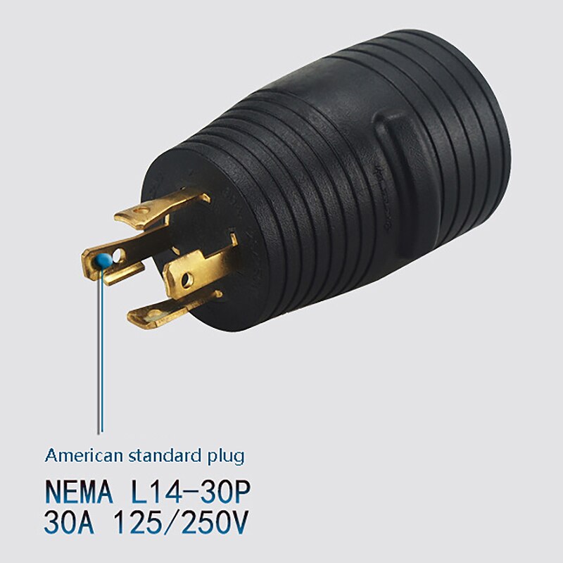 US Nema L14-30P to 14-50R American Standard Conversion Plug High-Power American Standard Adapter-US Plug