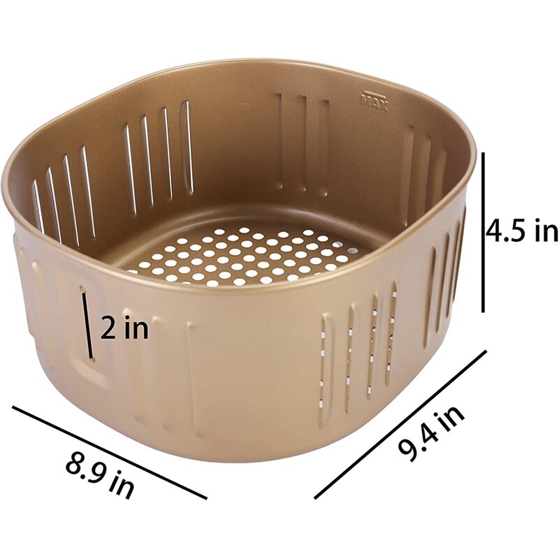 Air Fryer Replacement Basket for Power XL DASH Gowise USA Cozyna 5.5Qt Air Fryer,Air Fryer Accessories