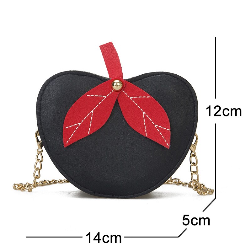 Kinder messenger bag waterdichte pu leren ketting meisjes crossbody tas peutermeisje kleine tas portemonnee