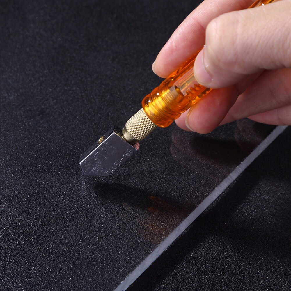 1pc 168mm Diamond Glass Cutter 3-12mm Portable Wheel Blade DIY Tile Mirror Craft Cutting Hand Tools