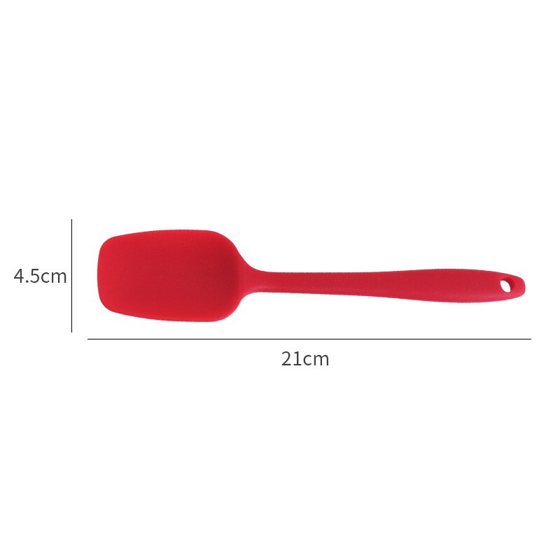 Cooking Silicone Spatula Set Cookie Pastry Scraper Cake Baking Spatula Spoon Scraper For Home Kitchen Tool Utensil Convenience