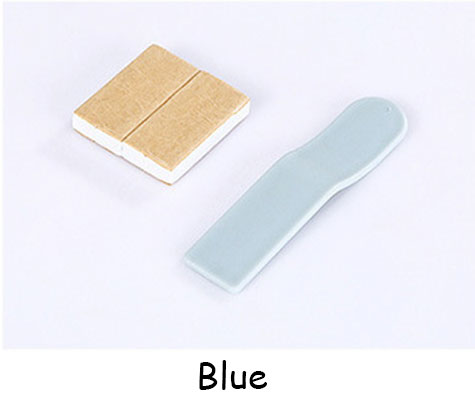 1 pcs draagbare handige Wc deksel apparaat is noemen Wc set potje ring handvat huis Badkamer accessoires sets: Blue