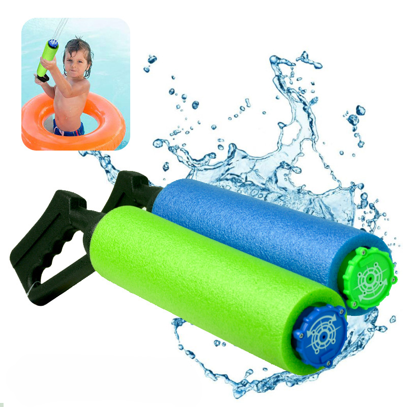 4PC 5-gat spons pompen kind volwassen speelgoed waterpistool, zomer strand zwembad zee spelen water speelgoed grote waterpistool