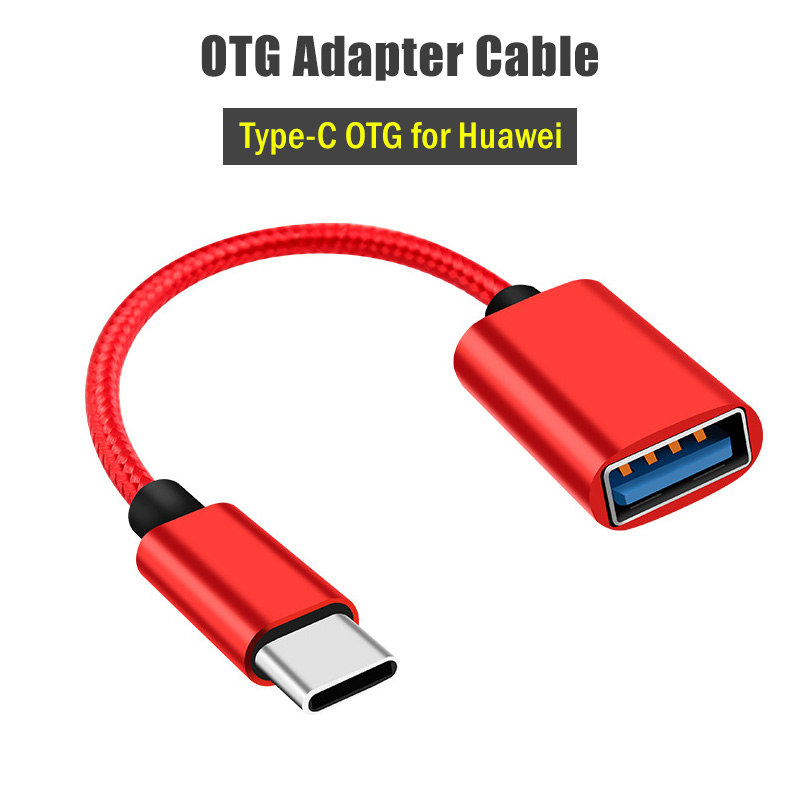 7 adaptateur usb vers type-c otg pour huawei  p20 p30 p40 pro lite, mate 9 8 20 30 , 20x 6 10 5 convertisseur usb-c 40