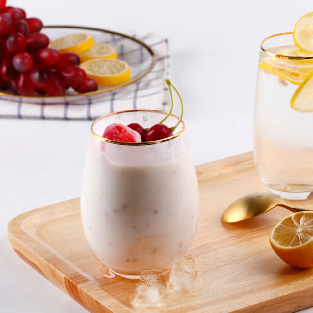 2 stk 340 ml oppbevaringskopper juice kopper gjennomsiktige kopper til restaurant