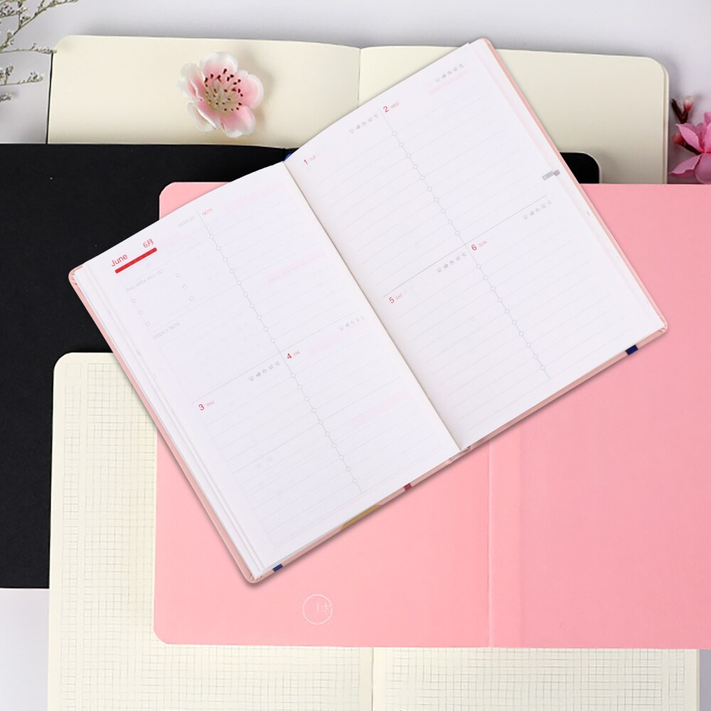 1 Pc A5 Schedule Book Practical Weekly Planner Paper Notebook