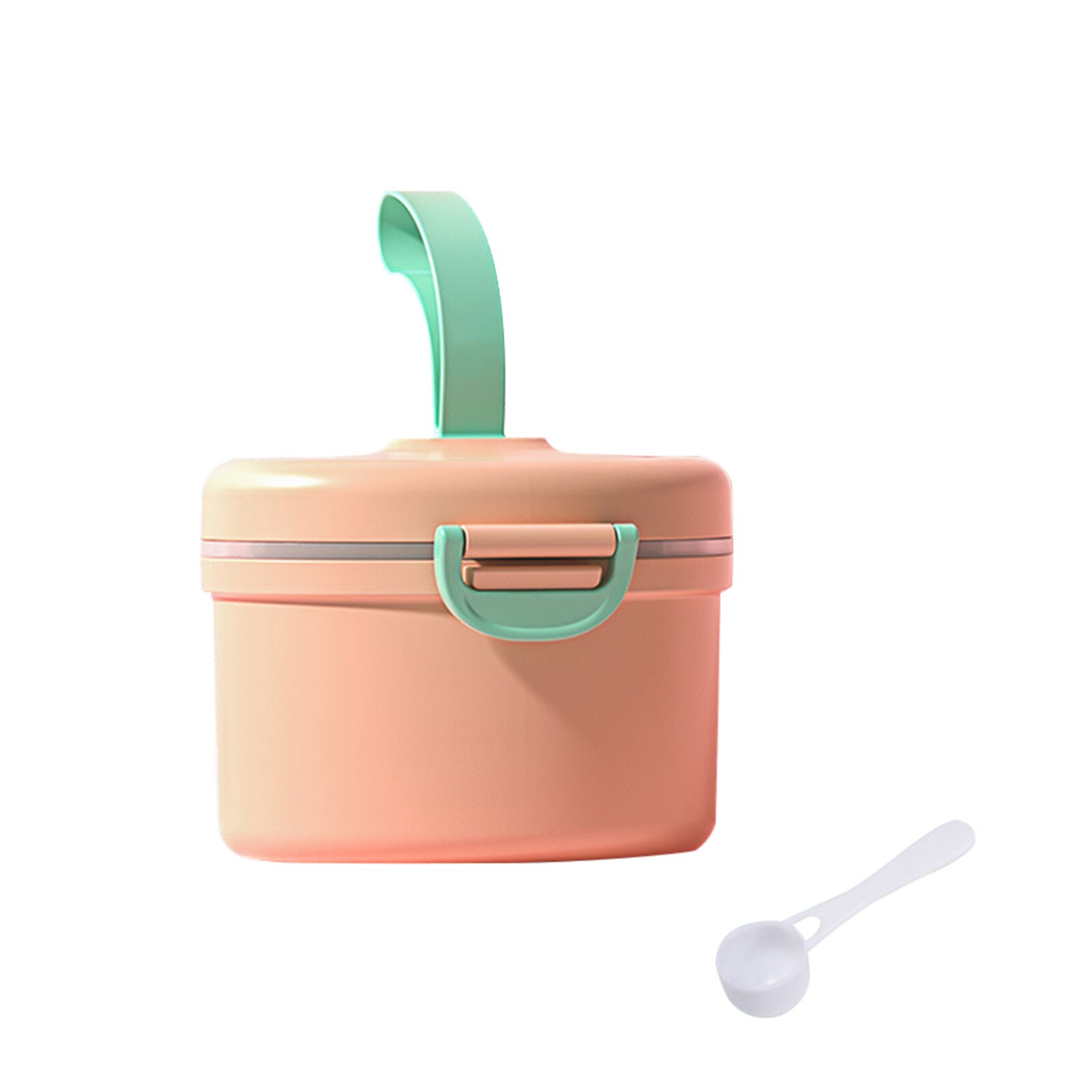 PP Large Capacity Baby Feeding Non Spill Bedroom Portable Milk Powder Container Detachable Easy Clean Outdoor Formula Dispenser