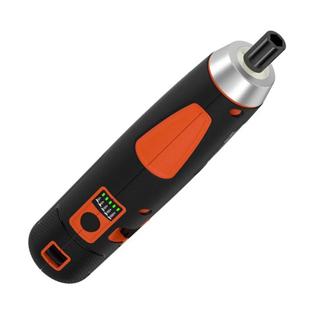 Black & Decker BD40K4 4Volt Li-ion Smart Rechargeable Screwdriver + 4 Piece Screwdriver bit