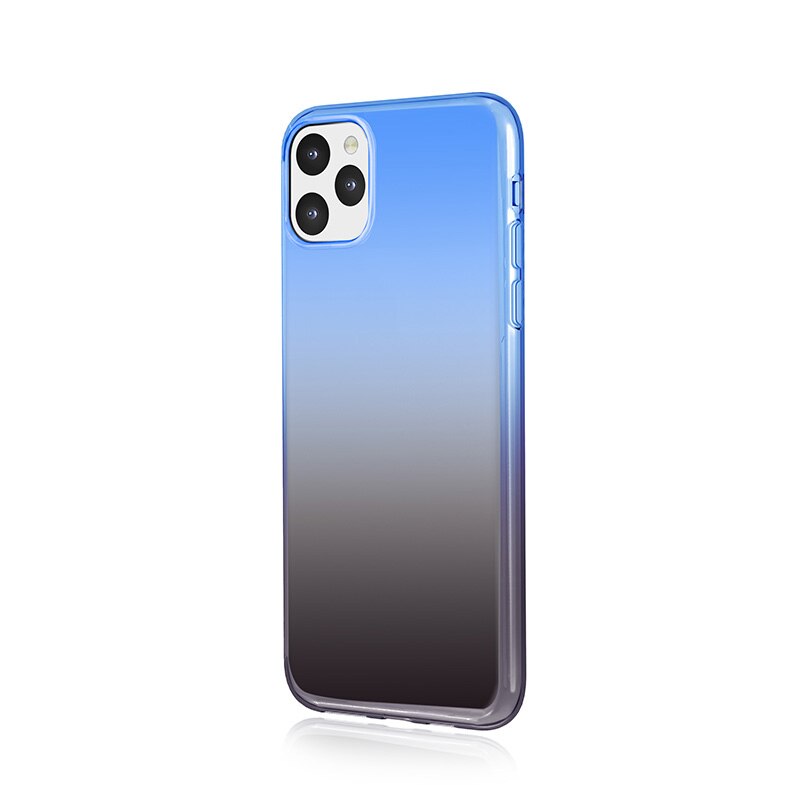 For iphone 11 thin mobile phone case iphone 11 gradient color transparent phone case