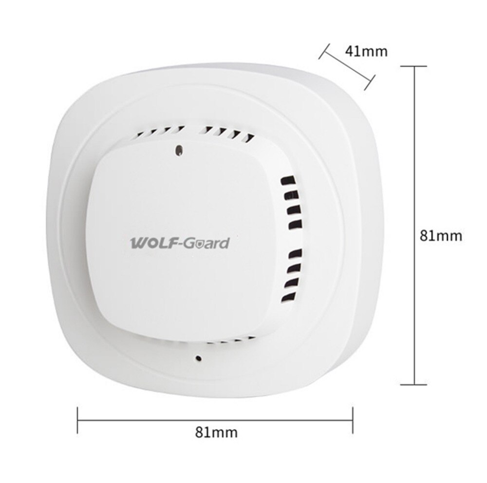 1 stücke Wolf-bewachen 433MHZ Drahtlose Rauchmelder Sensor Feuer Alarm für Haus Feuer Sicherheit System Alarm YG-07A