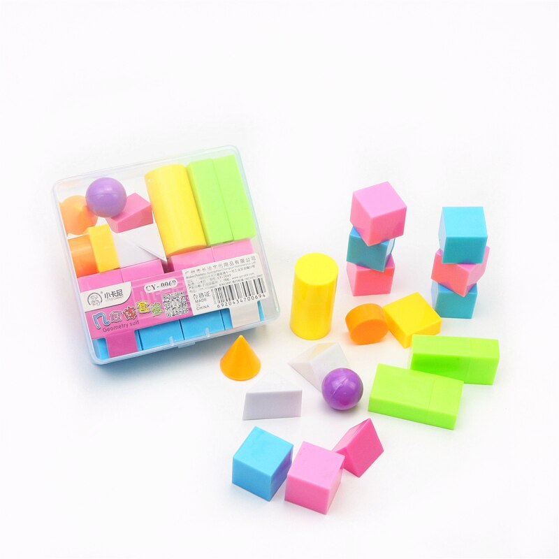 Square geometry student mathematics three-dimensional drawing teaching tool Early childhood education intelligence products