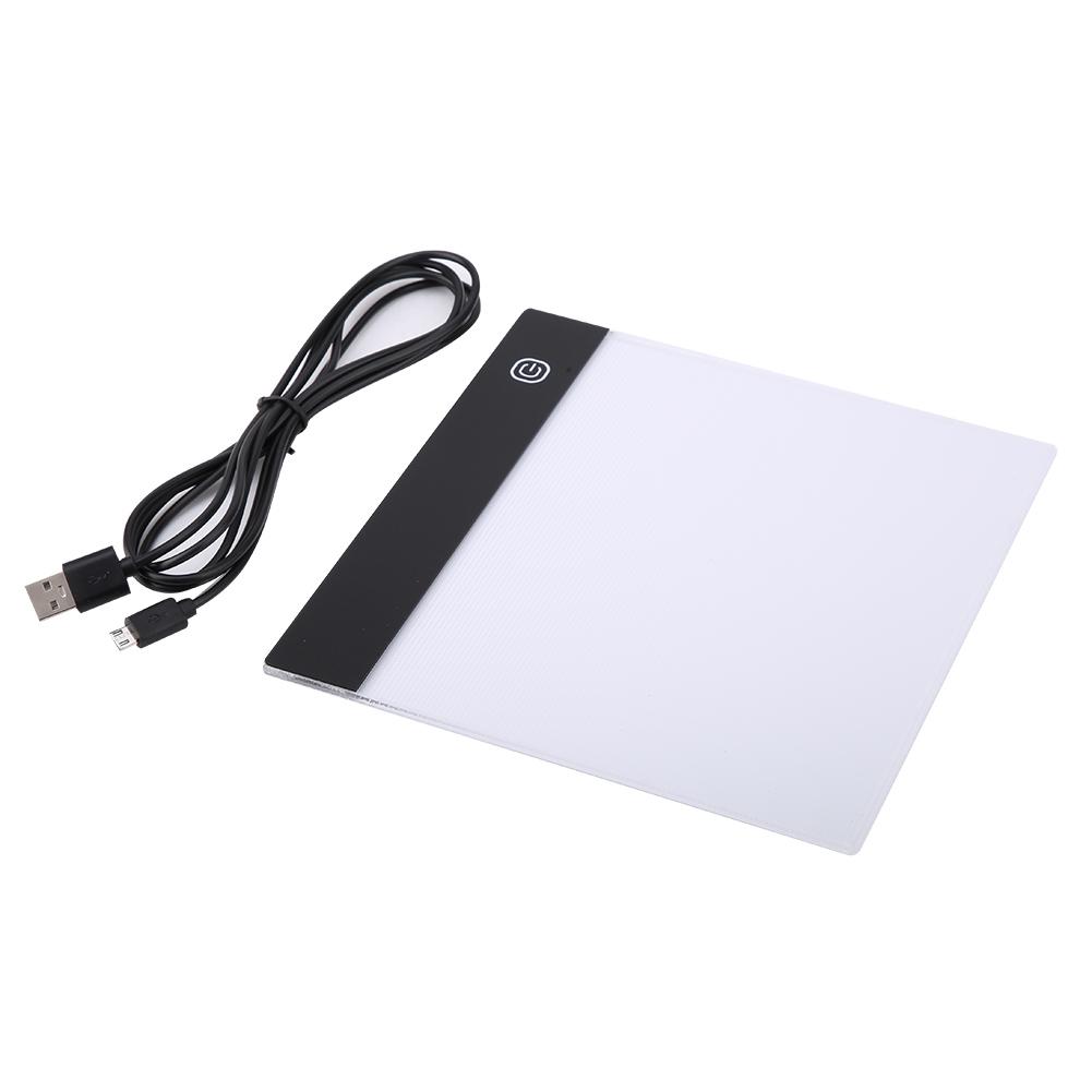 LED Tracing Light Box Board A5 Art Drawing Copy Pad Table+USB Cable