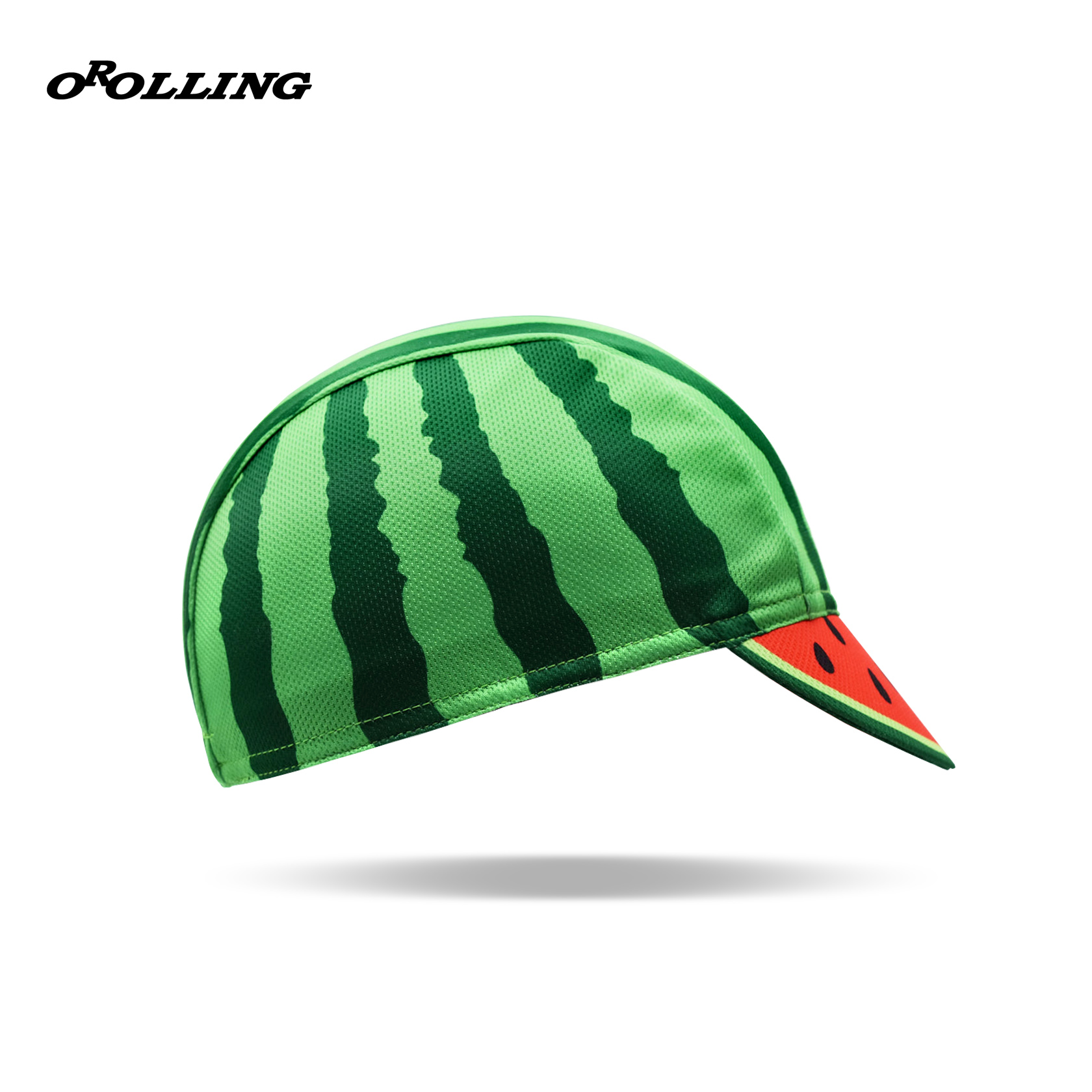 Cooles Wassermelonen-Fahrrad, grün, verrotten, neue klassische Fahrradkappen OSCROLLING Gorra Ciclismo, unisex