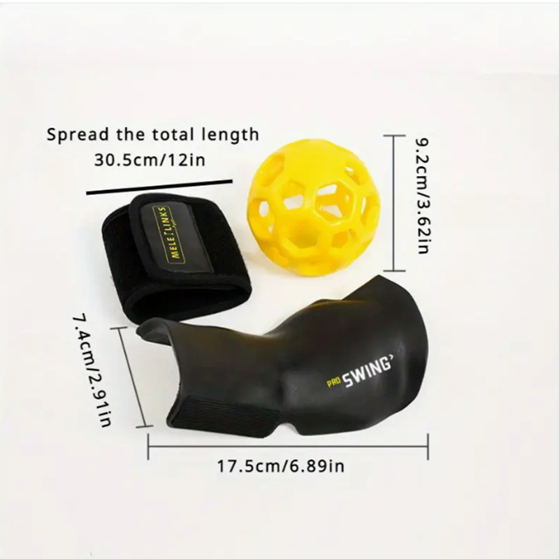 Ultimate Golf Swing Trainer With Adjustable Wrist Support And Alignment Guide - Enhance Your Game With Precision And Consistency