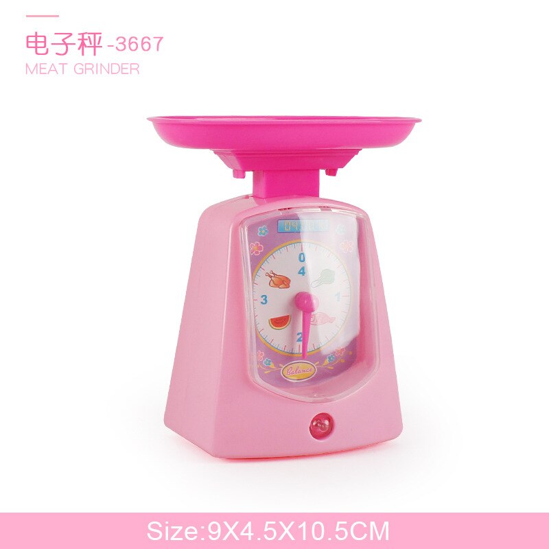 Mädchen Spielen Haus Spielzeug Kühlschrank Kühlschrank kühlbox gefrierschrank Mixer Ofen Juise Maschine Mini zubehör Spielzeug für puppe traum haus: 10