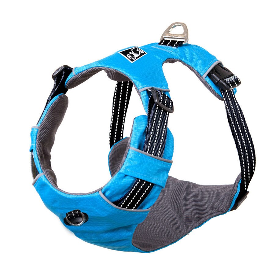 Reflecterende Huisdier Harnas Hond Accessoires Pet Dog Training Vest voor Medium Grote Grote Honden Verstelbare Outdoor Harnas Pitbull 8813: upgrade blue / S