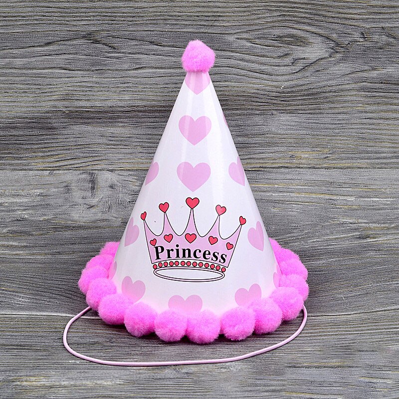 1pc Mini Party Hat Birthday Cap Boy And Girl First Birthday Flash Pointed Hat Party Decoration Blue Birthday Hat: 8