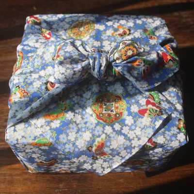 Furoshiki-Pañuelo de tela estilo japonés, 45cm, muchos usos: 6
