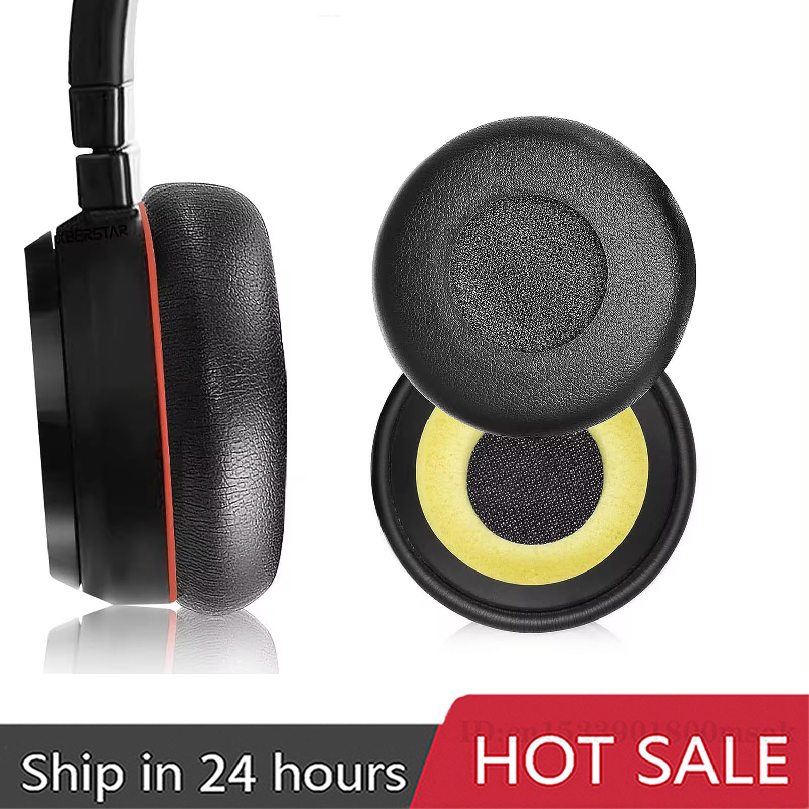 Wymienne nauszniki Profesjonalne poduszki nauszne ze skóry proteinowej do słuchawek Jabra Evolve 20 20se 30 30II 40 65 65+ Dobra jakość