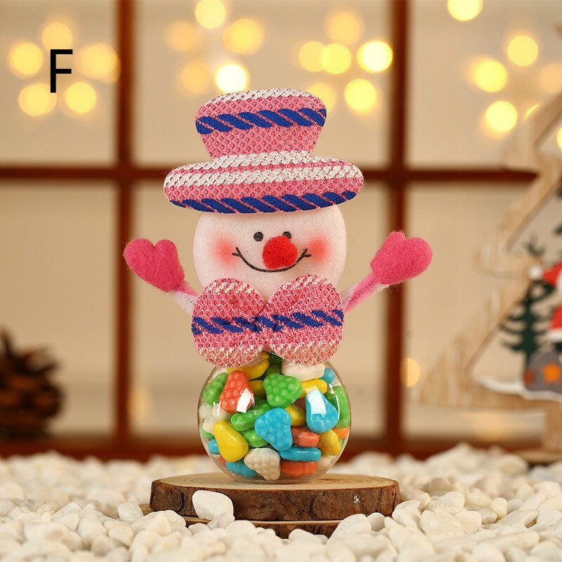 Christmas Candy Jar Christmas Mini Old Man Candy Jar Christmas Cartoon Candy Jar Does not include candy: F