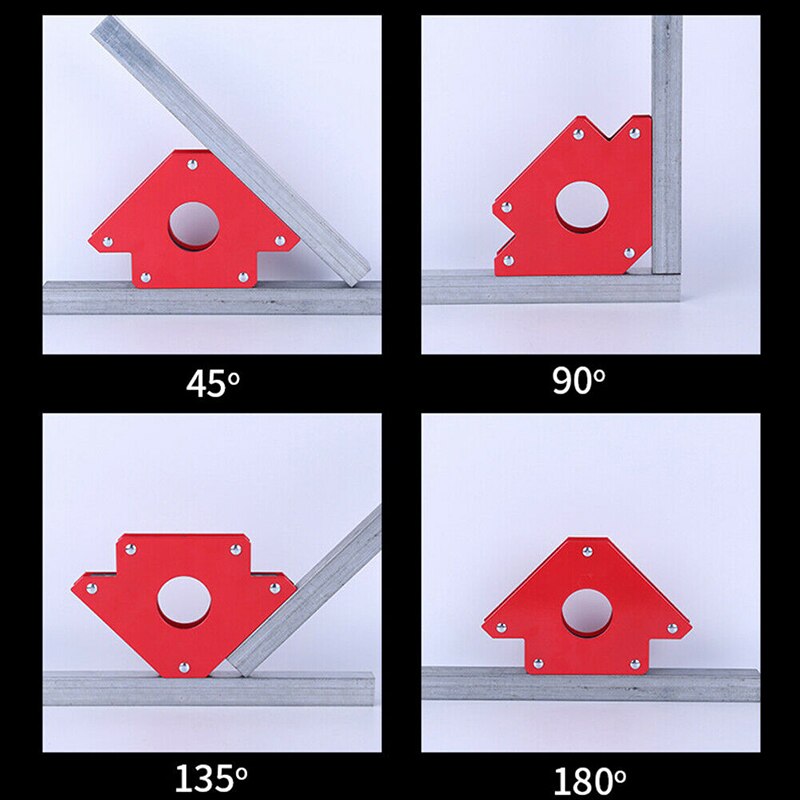 Welding Magnet Magnetic Angle Corner Holder Welding Clamp Support Fix Arrow Magnet Tool Accessories 85*85*1.5mm