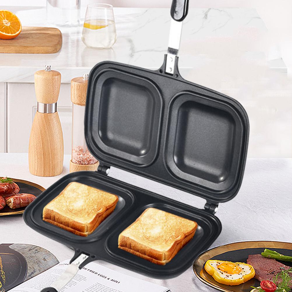 Sandwich Ei Dubbelzijdig Omelet Pan Non-stick Koekenpan Cake Bakken Tool Platte Bodem Non-stok Huishoudelijke Cakevorm