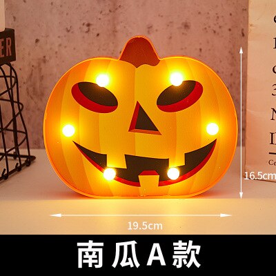 AF1030 Halloween Decoration LED Paper Pumpkin Hanging Lantern Light Lamp Halloween Decorations: 10