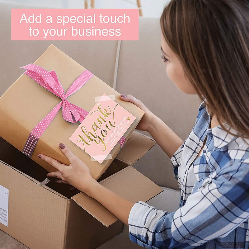 Lot De 50 Cartes Bonus Nail Art – Motif Main Rose Pour Salon De Manucure