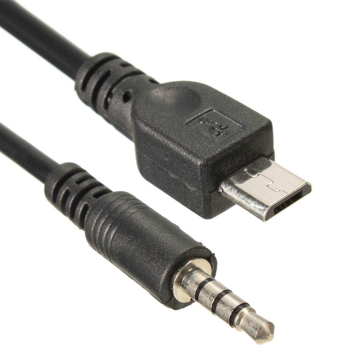 LEORY 40cm Micro USB 2.0 naar 3.5mm AUX Car Lood Jack Audio Kabel Koord Voor Mobiele Telefoon Data kabel Voor Xiaomi Voor Telefoon