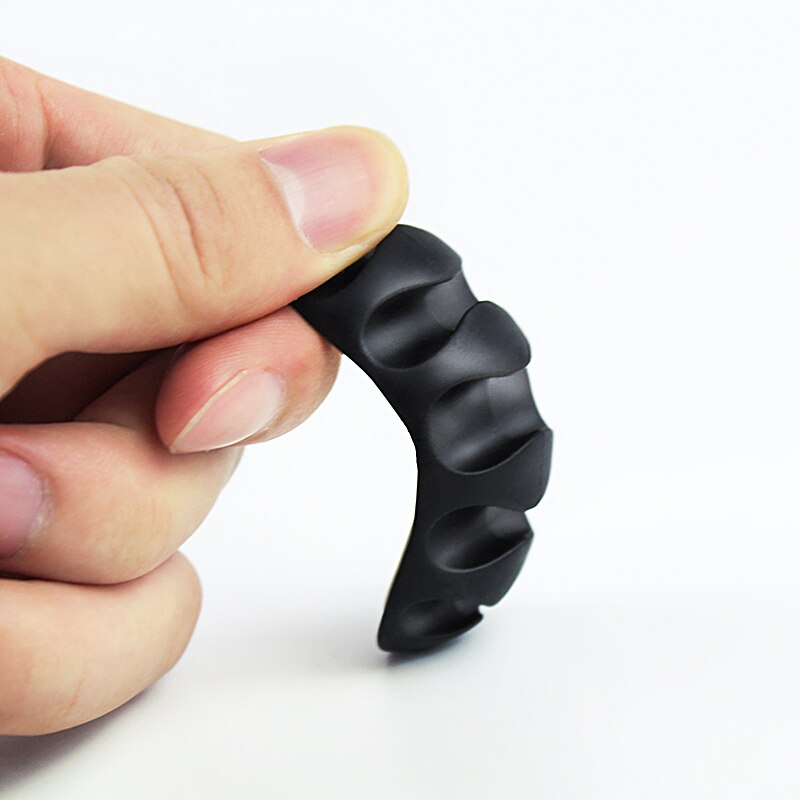 Ihuigol siliconen usb-kabelorganizer met 7 gaten, opwindbare draden, kabelbeheer voor hoofdtelefoon, muis, toetsenbord in thuiskantoor, auto