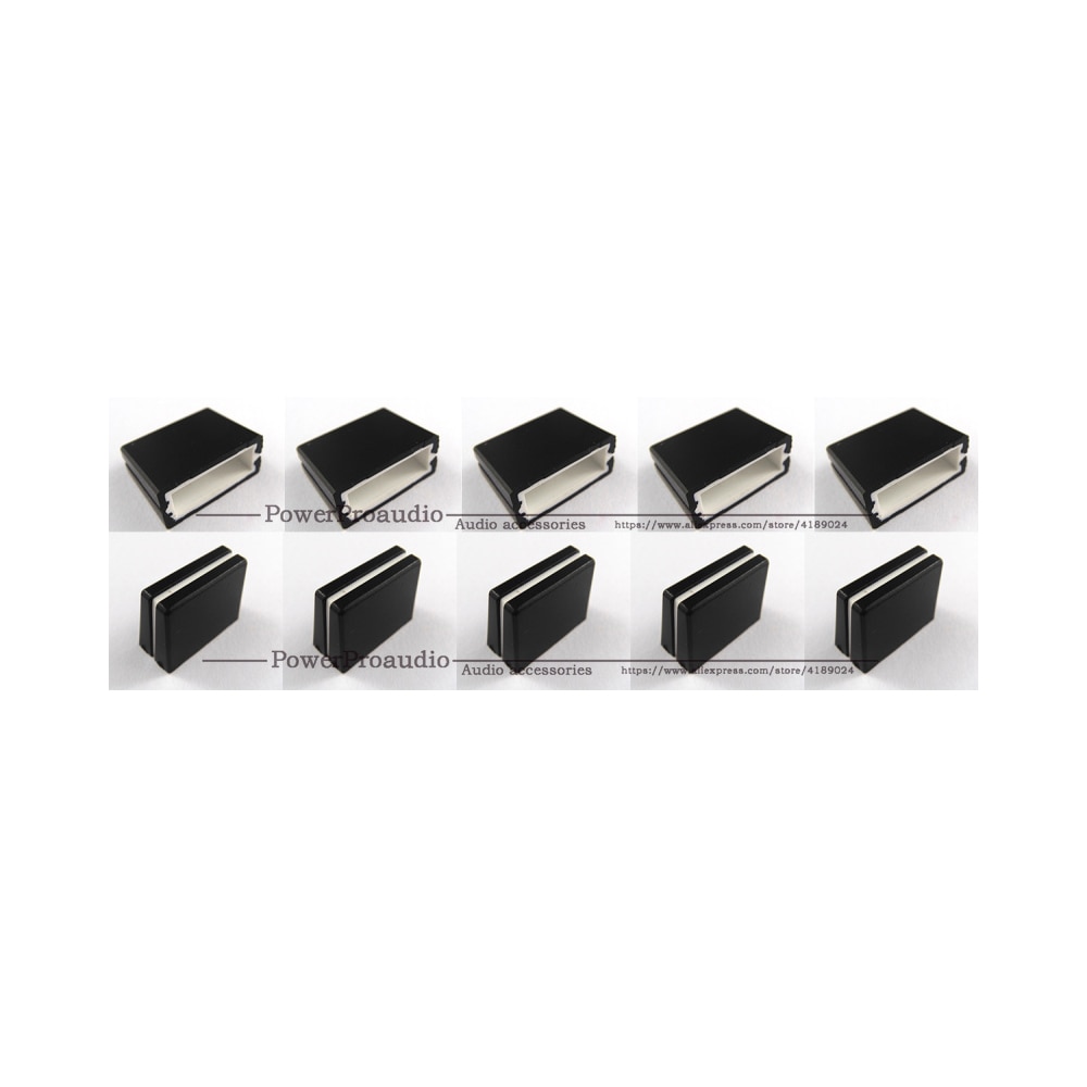10 stks/partijen DJM-800 mixer fader cap voor PIONEER serie platte sectie potentiometer knop cap 20L * 9 W * 15 H MM