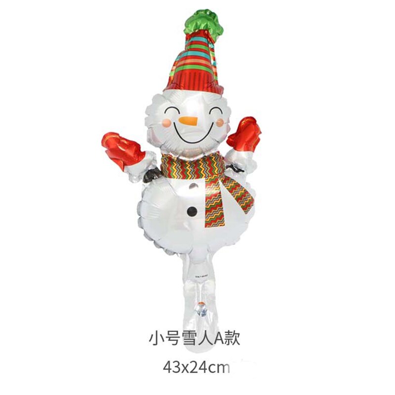 Joyeux noël ballon Santa Clause bonhomme de neige nouvel an noël ballons fête décoration fournitures noël Surpris ballon: snowman 43x24