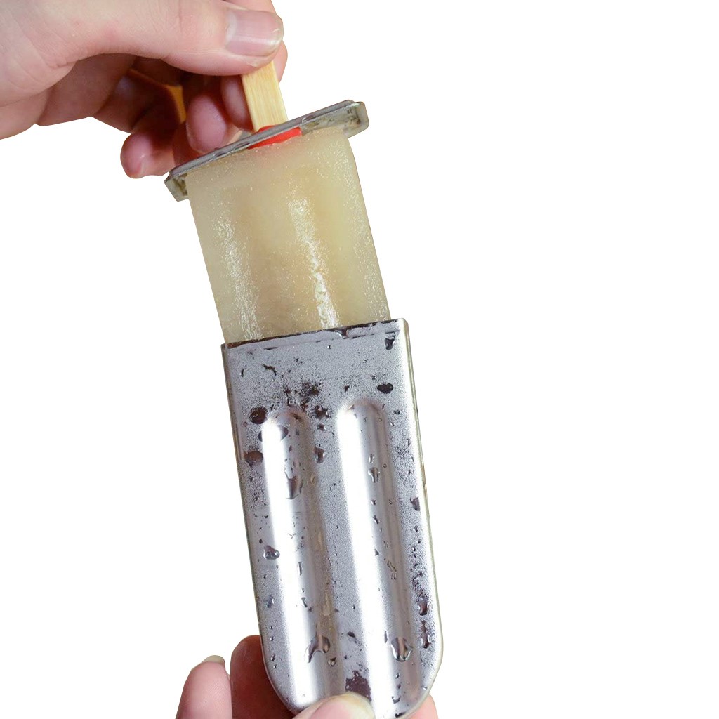 Stainless Steel Popsicle Mold Rack Ice Lolly Mold Popsicle Maker Homemade Ice Cream Mold with Popsicle Holder