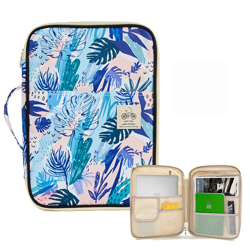 Arkivmappe  a4 kawaii dokumentskap arrangør for ipad etui produkt business padfolio fylling produkter glidelås fichario holder: Stil 04