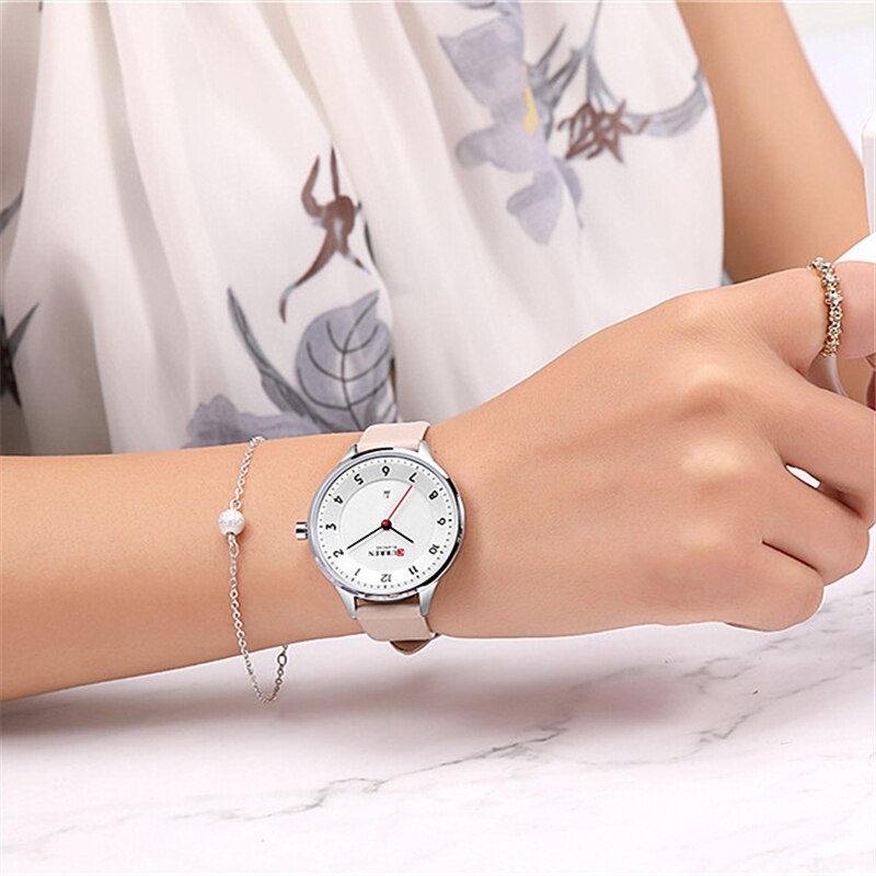 Slanke Lederen Horloge Voor Vrouwen Fahion Quartz Vrouwelijke Klok Met Datum Digitale Horloge Dames Casual Horloges Montre Femme