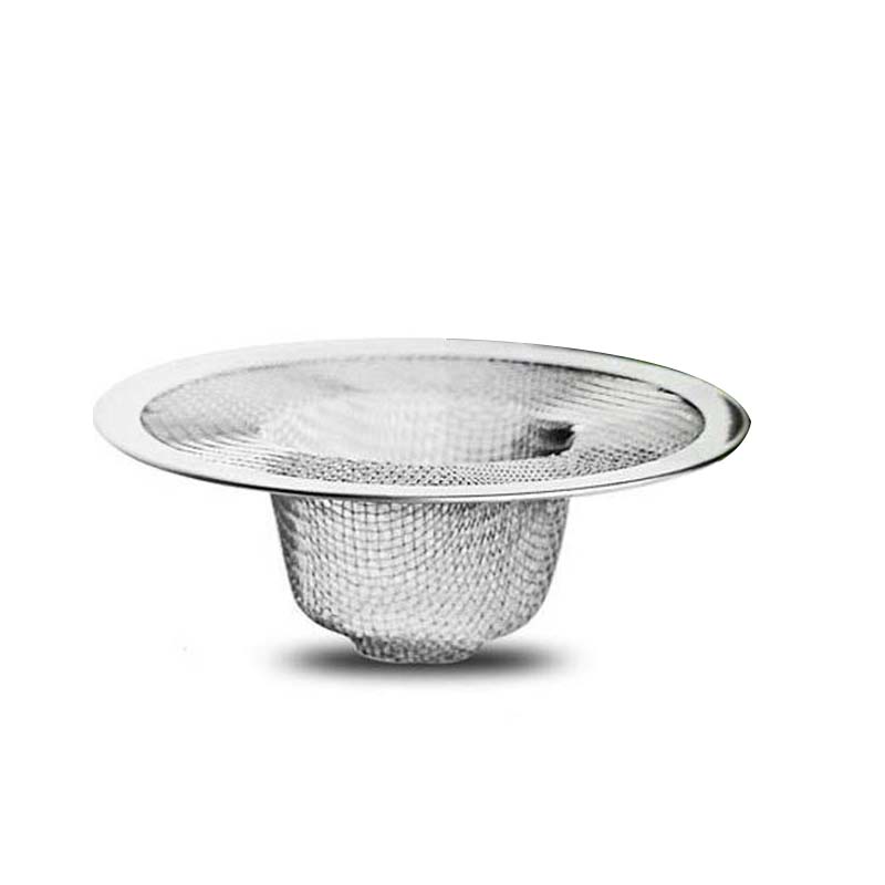 Kitchen Sink Filter Stainless Steel Mesh Sewer Sink Strainer Filter Bathroom Sink Strainer Drain Hole Filter Trap Waste Screen: Yellow