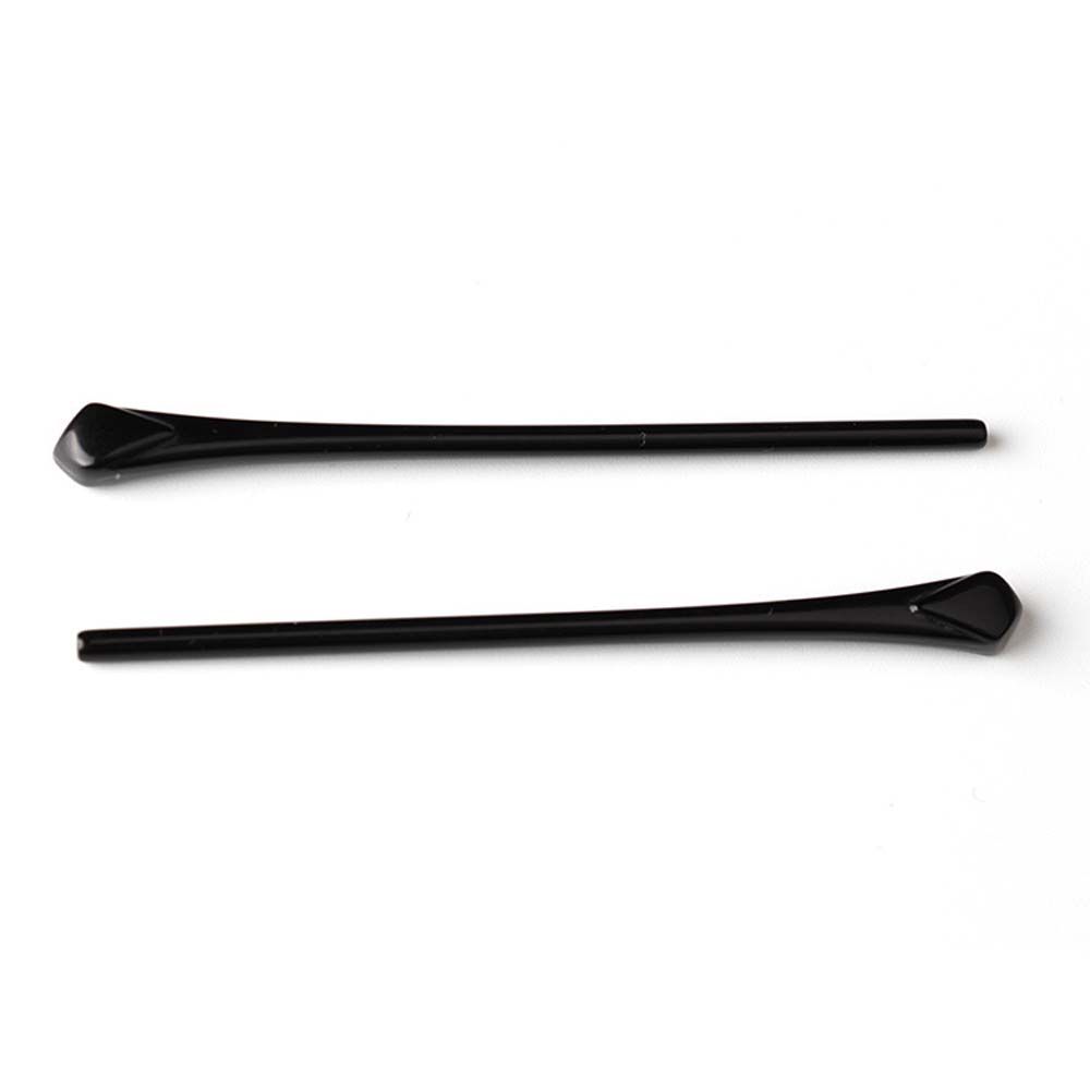 Stijlvolle Bril Oor Haken Voorkomen Allergieën Rubber Bril Voet Cover Brillen Anti-Skid Mouwen Bril Accessoires: black