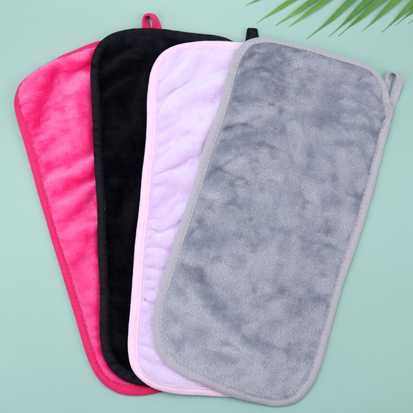 Flicka mjuk återanvändbar ansiktsrengöring mikrofiber handduk smink ta bort pad trasa ansikte skönhetsverktyg badhandduk produkt