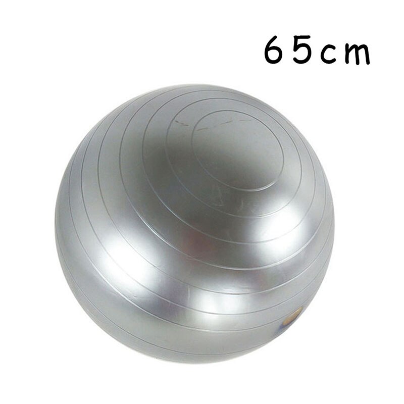 65Cm Pvc Fitness Ballen Yoga Bal Verdikte Explosieveilige Oefening Home Gym Pilates Apparatuur Balance Ball: 65cm Grey