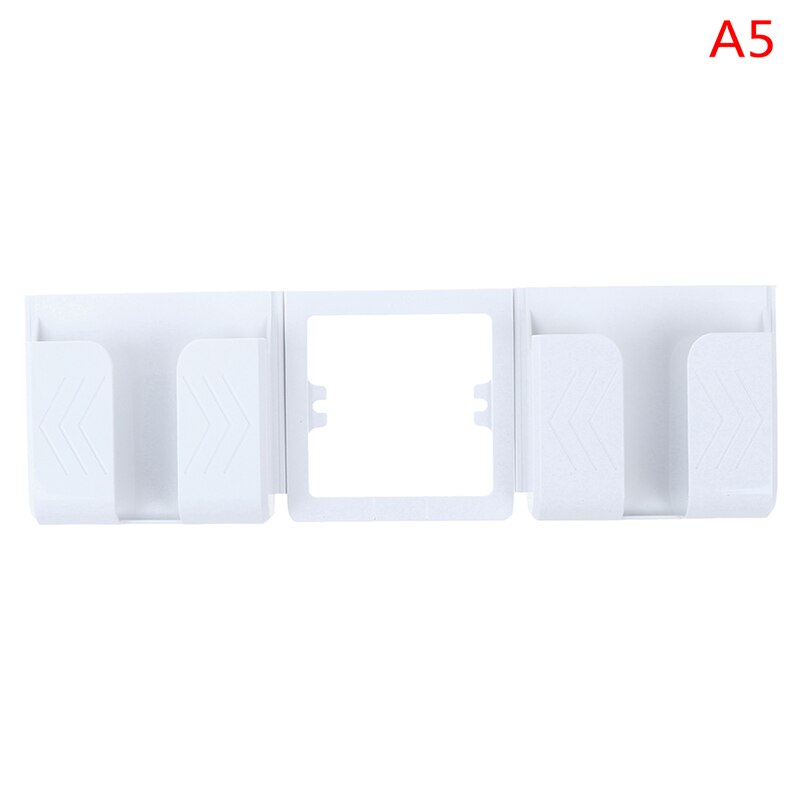 Multifunction Home Mobile Wall Mount Stand Adhesive Durable Socket Phone Charging Holder Bracket Shelf Practical Hotel Universal: A5