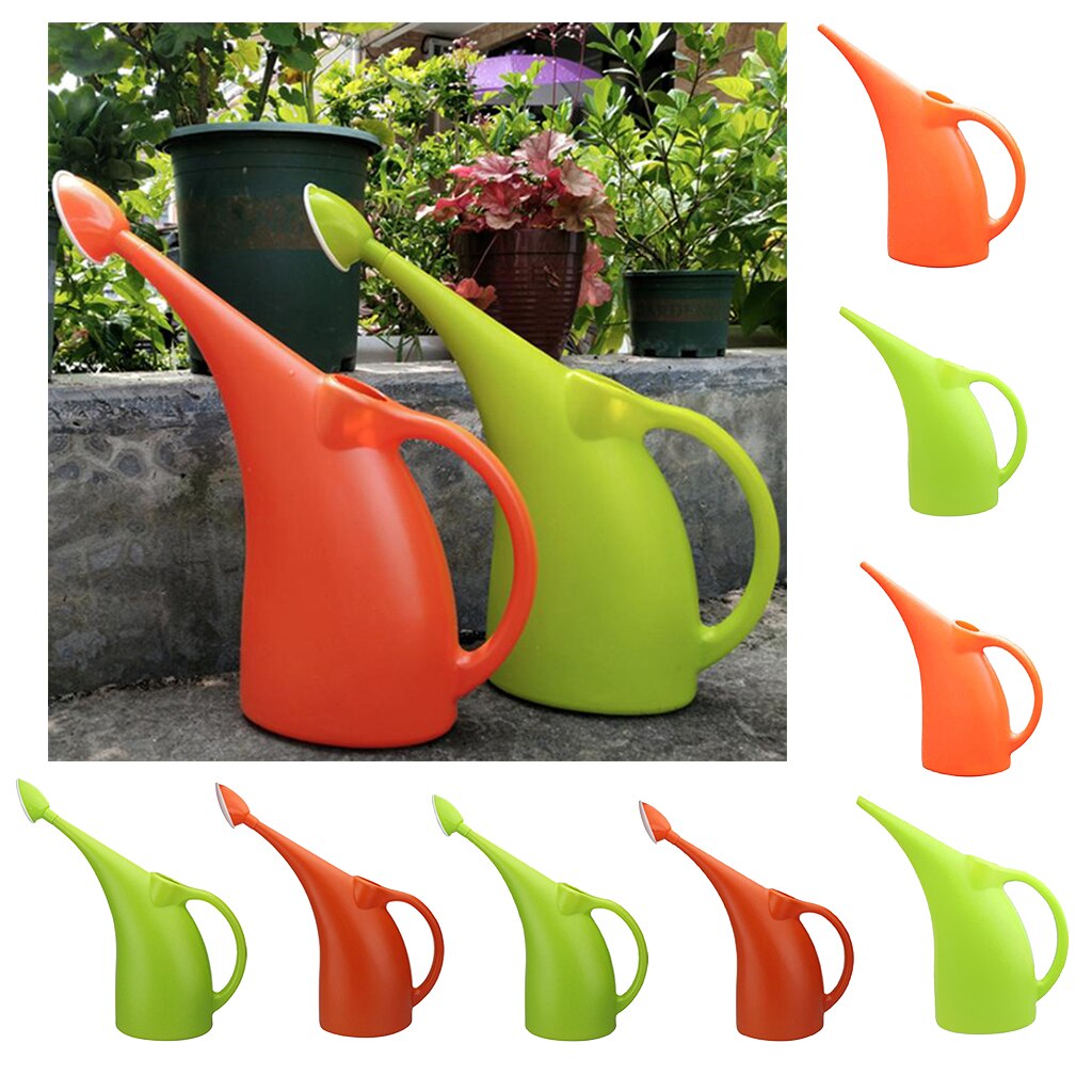 2 stuks gieter, 250 ml en 500 ml waterfles, plantenknijpvaas, plastic
